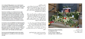 Haus des friedens, دار السلام, Marwa El-Sherbiny Gedenkveranstaltung am 01.07.2016